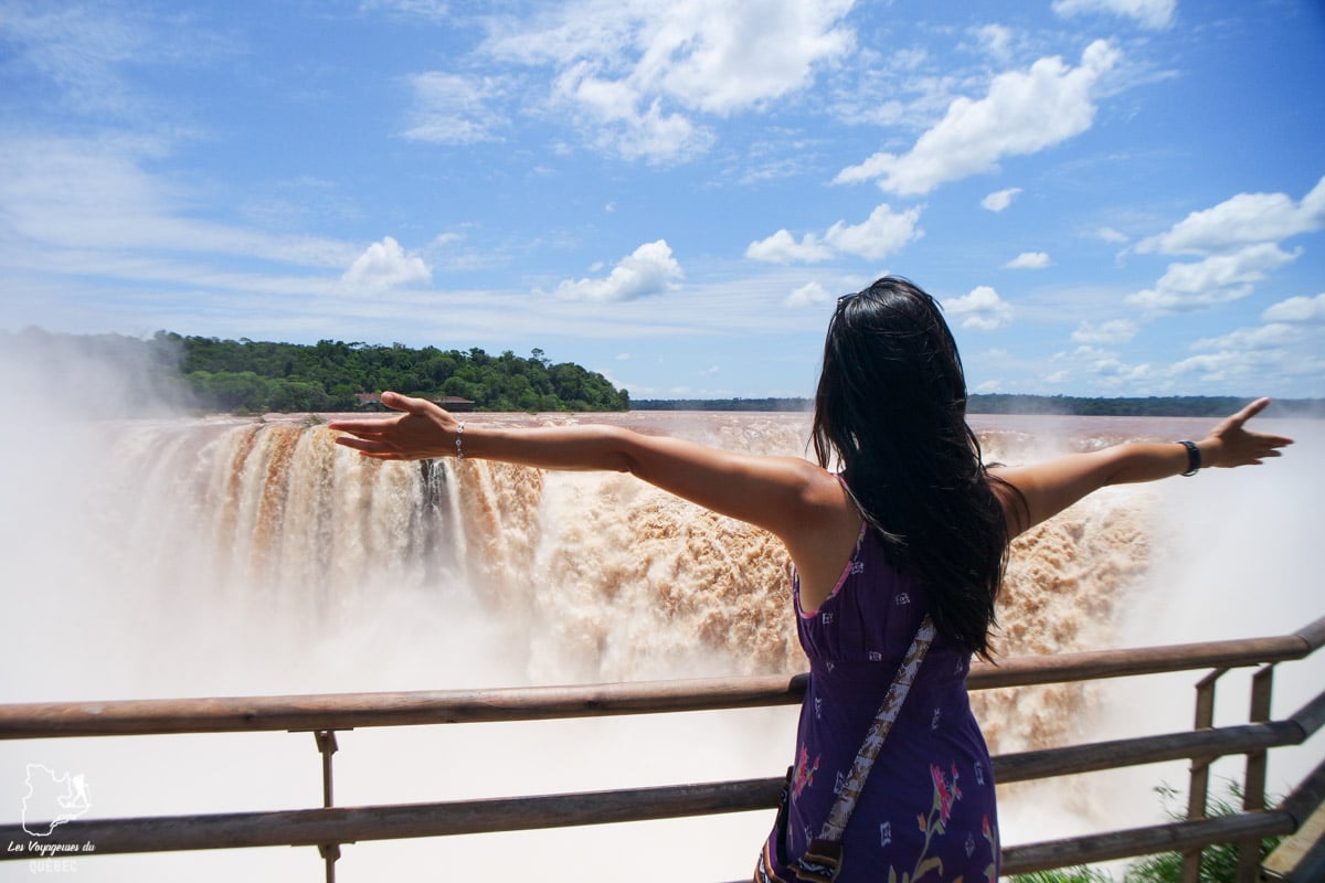Chutes Iguazu en Argentine dans notre article Quitter une vie où il faut plaire à tout prix pour voyager et être enfin libre #voyage #voyageraufeminin #femme #inspiration