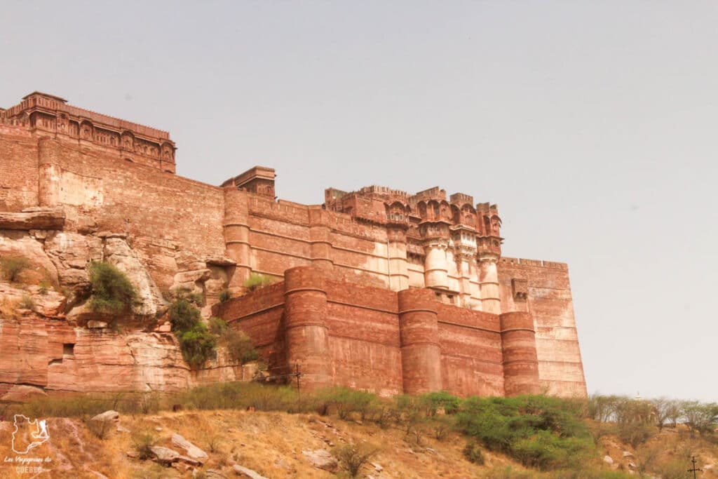 Mehrangarh Fort à Jodhpur dans notre article Visiter le Rajasthan en Inde : Itinéraire et conseils pour un voyage dans cet État du Nord de l’Inde #rajasthan #inde #itineraire #voyage