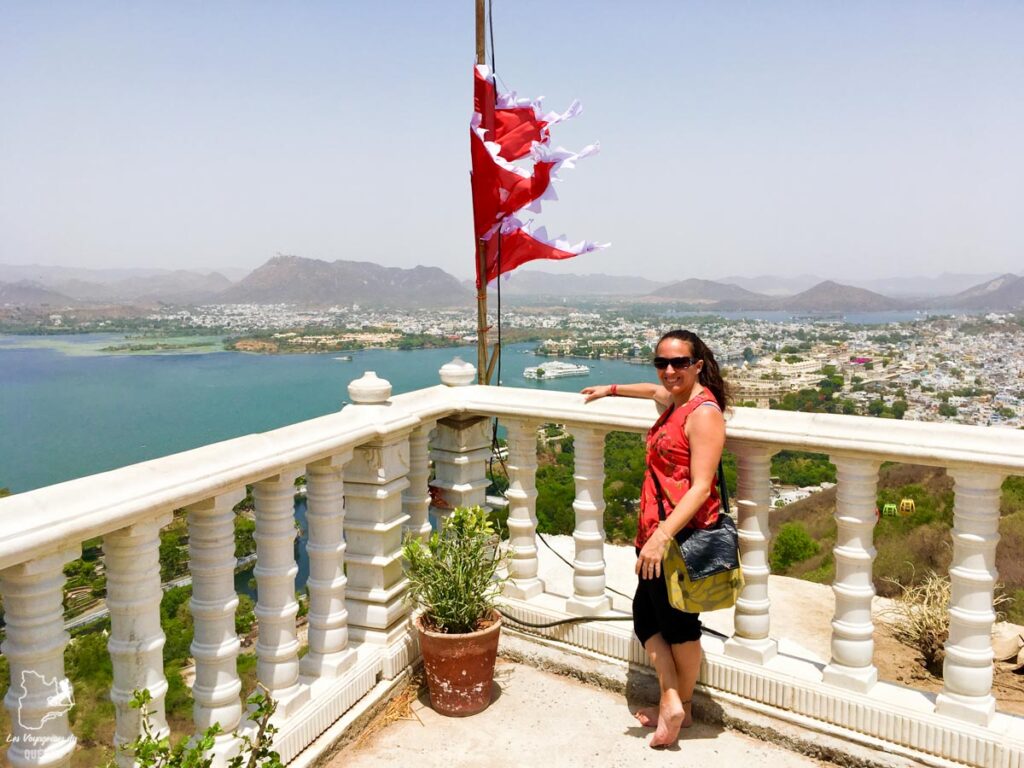 Vue sur Udaipur depuis le Karni Mata Temple dans notre article Visiter le Rajasthan en Inde : Itinéraire et conseils pour un voyage dans cet État du Nord de l’Inde #rajasthan #inde #itineraire #voyage