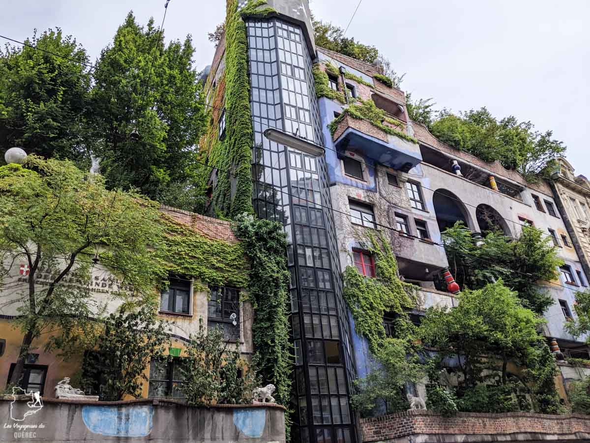 La maison Hundertwasserhaus de Vienne dans notre article Visiter Vienne en Autriche : que voir et que faire à Vienne en 5 jours #vienne #autriche #europe #voyage