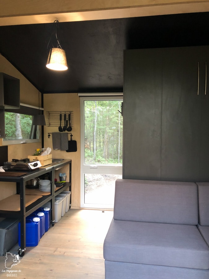 Location mini-maison au Laö Cabines à Racine dans notre article 8 mini-maisons et mini-chalets au Québec à louer pour vos vacances #minimaison #minichalet #hebergement #quebec #vacances