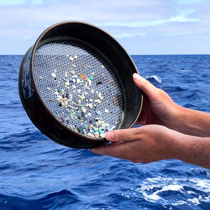 Échantillonnage de plastique dans les océans dans notre article Elle participe à Mission eXXpedition : projet écologique en mer totalement féminin #exxpedition #ecologie #environnement #voilier #femme #voyage