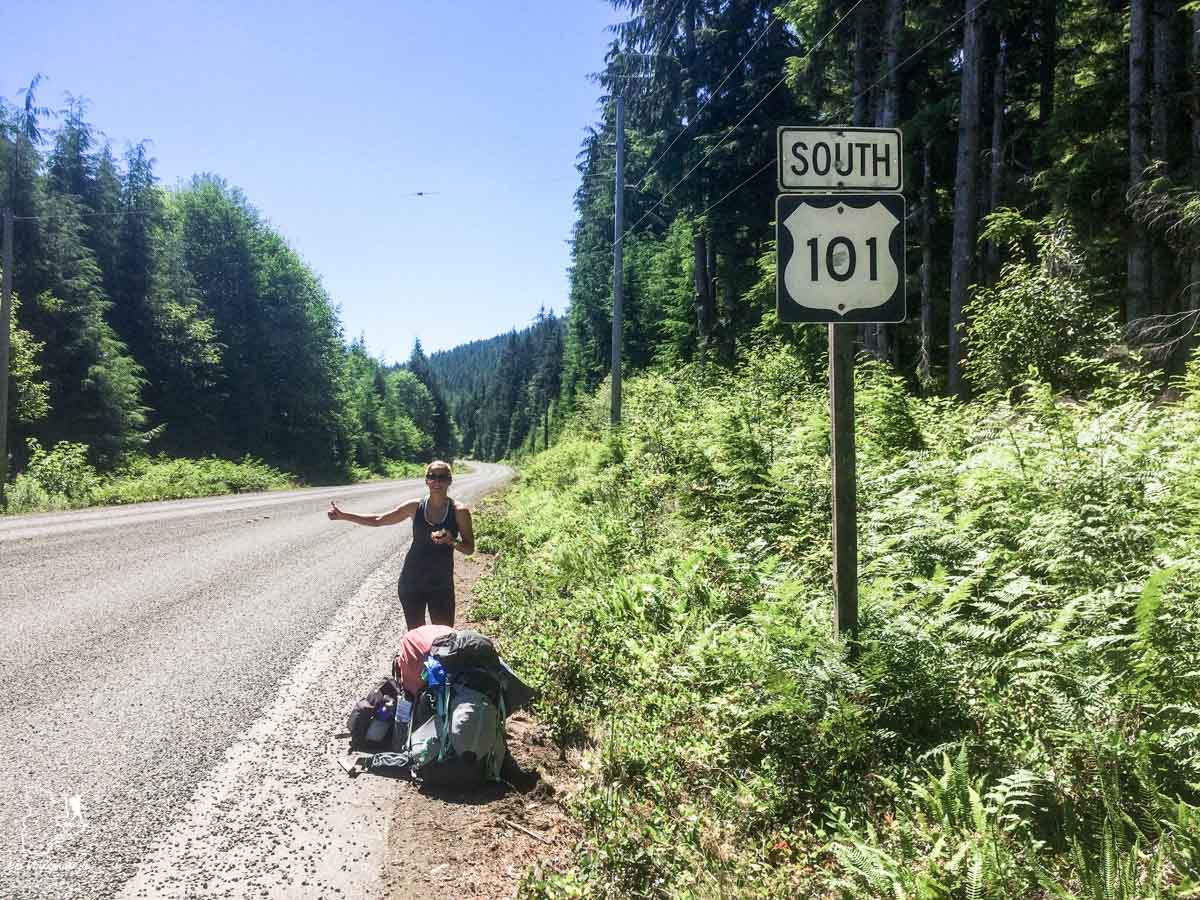Faire du pouce sur la route 101 au Canada dans notre article Voyage en auto-stop : De l’Alaska à la Californie sur le pouce, une aventure humaine #autostop #pouce #voyage #usa #canada