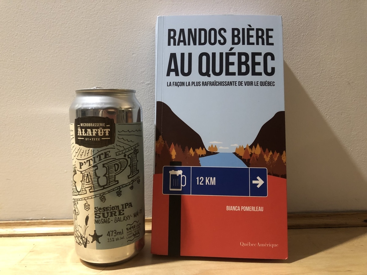 Le livre Randos bière au Québec en 40 itinéraires dans notre article Rencontre avec l'autrice du livre Randos bière : une façon originale d’explorer le Québec #quebec #livre #randonnee #biere
