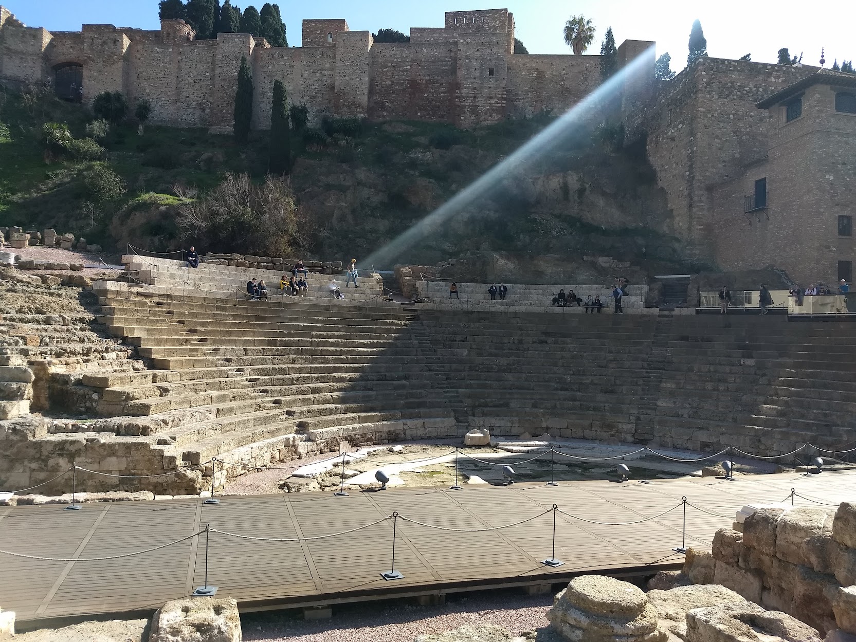 Théâtre romain de Málaga en Espagne dans notre article Visiter Málaga en Espagne : Que voir et que faire à Málaga en 6 incontournables #malaga #espagne #europe #voyage #andalousie