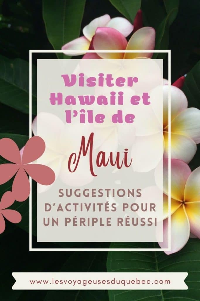 L'île de Maui à Hawaii : quoi faire à Maui et visiter en 9 activités et incontournables #maui #hawaii #voyage #usa #ile