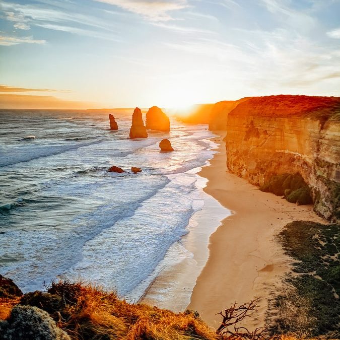Douze Apôtres sur la Great ocean road en Australie dans notre article Que voir en Australie et visiter : 12 incontournables de mon voyage en Australie #australie #oceanie #voyage