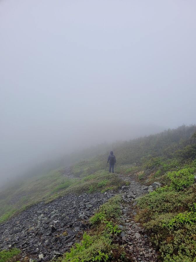 Randonnée au Mont Logan dans les Monts Chics-Chocs en Gaspésie dans notre article Sentier International des Appalaches au Québec (SIA) : Mes 650 km de randonnée sur le GR A1 en Gaspésie #SIA #quebec #GRA1 #sentier #randonnee #longuerandonnnee #gaspesie