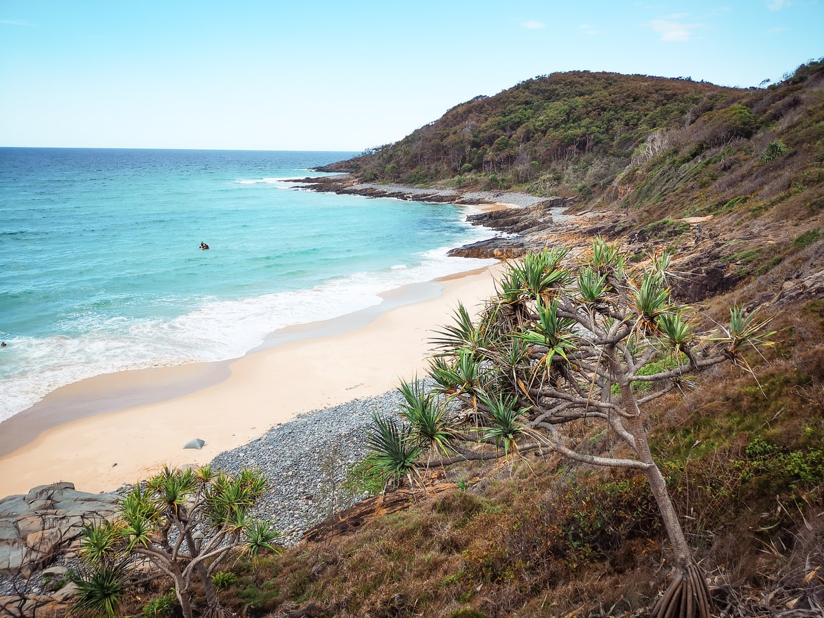 Paysage côtier de Noosa Heads National Park en Australie dans notre article Que voir en Australie et visiter : 12 incontournables de mon voyage en Australie #australie #oceanie #voyage
