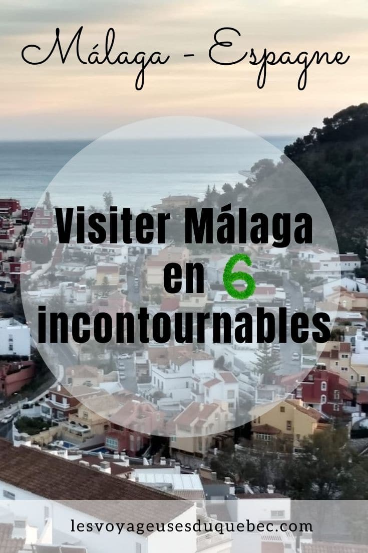 Visiter Málaga en Espagne : Que voir et que faire à Málaga en 6 incontournables #malaga #espagne #europe #voyage #andalousie