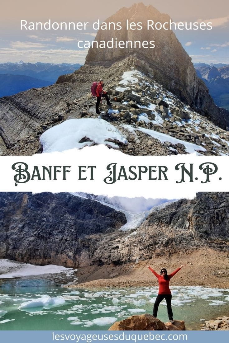 Partir en randonnée dans le Parc national de Banff et le Parc de Jasper dans les Rocheuses #rocheuses #canada #alberta #parcnational #parcscanada #banff #jasper #randonnee #montagne
