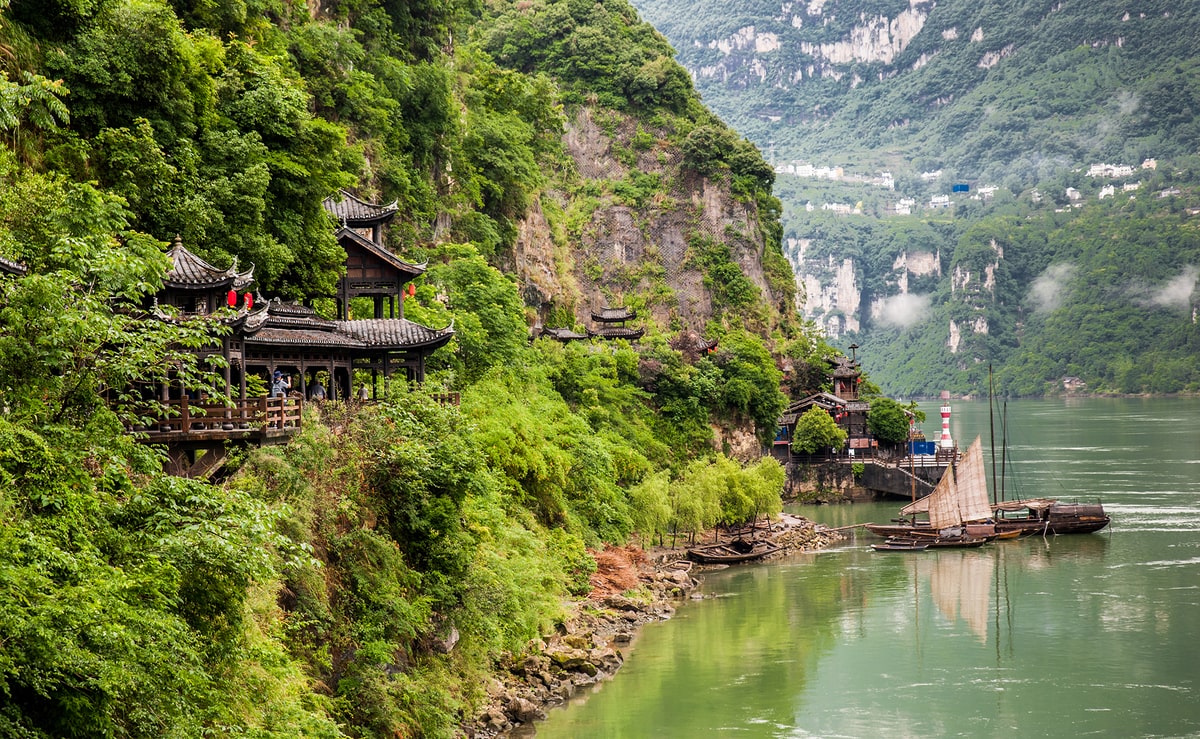 Peuple des Trois Gorges sur le fleuve Jaune dans notre article Itinéraire en Chine du Nord : 10 jours en Chine de Beijing à Xian jusqu’au fleuve Jaune #chine #chinedunord #itinerairechine #voyage #10joursenchine 