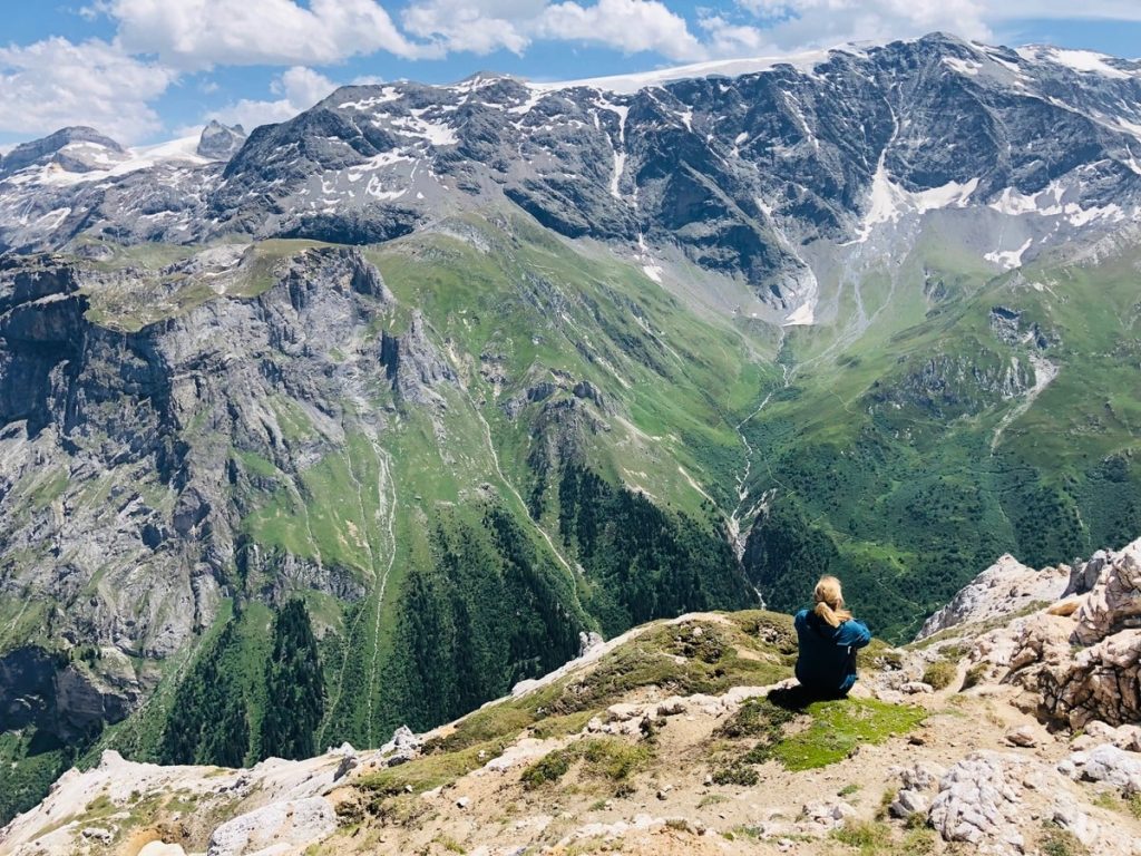 Sommet Petit Mont Blanc dans la Vallée de la Tarentaise dans notre article 7 jours de randonnée sur le Grand Tour de la Tarentaise dans les Alpes françaises #Tarentaise #Grandtourtarentaise #Alpes #France #Randonnee