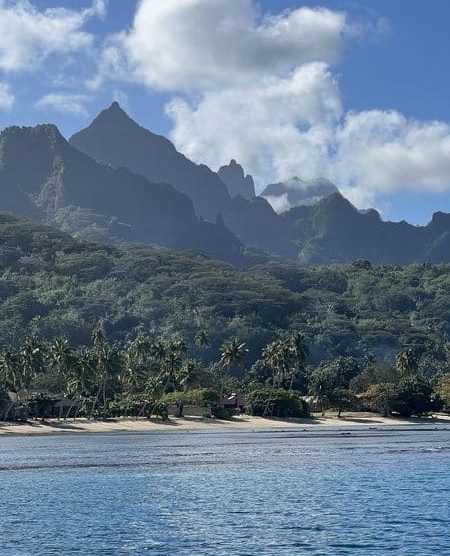 Beauté naturelle de l'île de Moorea dans notre article Îles de Polynésie française : que faire à Huahine, Raiatea et Moorea hors des sentiers battus #Polynésiefrançaise #ÎlesPolynésie #Huahine #Raietea #Moorea 