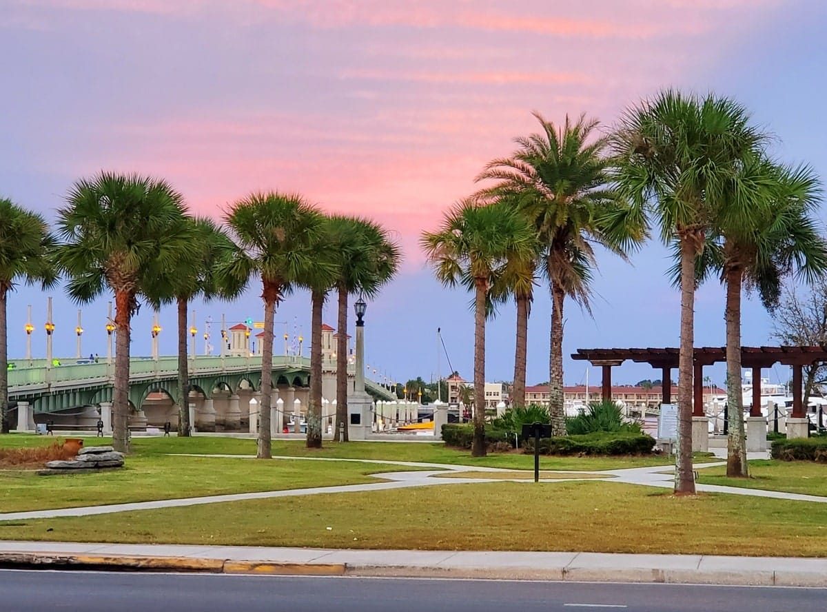 Coucher de soleil baie de Matanzas dans notre article Visiter St Augustine en Floride : Nos bonnes adresses et que faire lors d’un séjour #StAugustine #Floride #ÉtatsUnis #SaintAugustine #USA