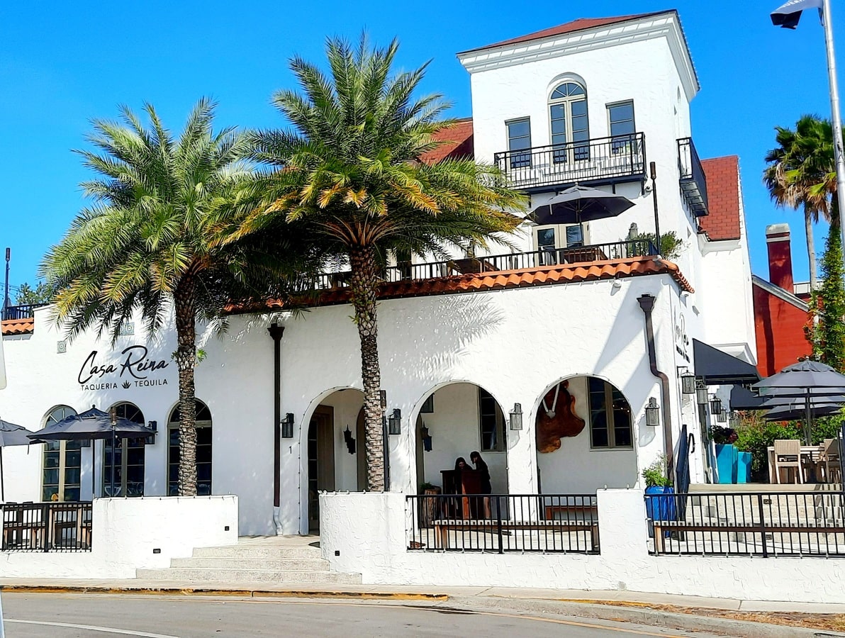 Restaurant Reina Casa Taqueria Tequila dans notre article Visiter St Augustine en Floride : Nos bonnes adresses et que faire lors d’un séjour #StAugustine #Floride #ÉtatsUnis #SaintAugustine #USA