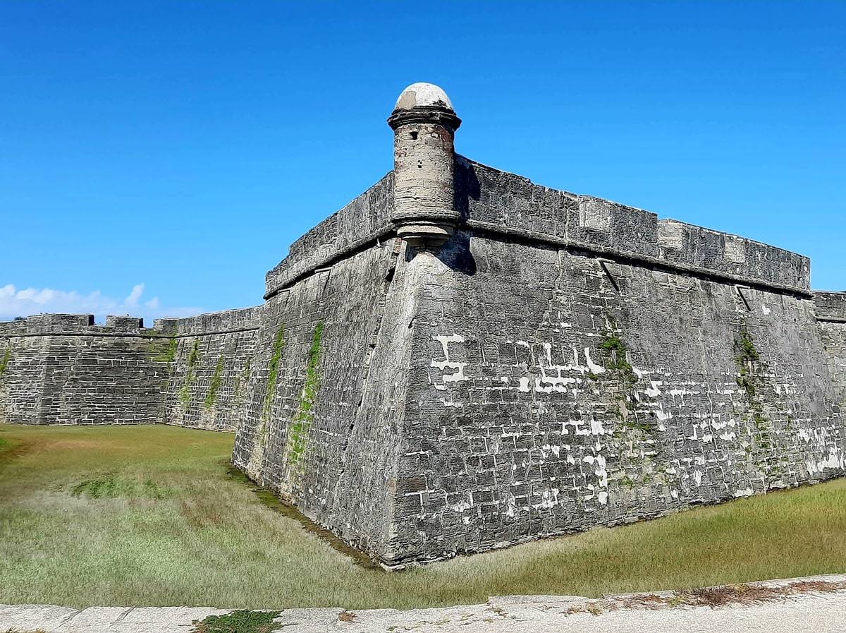 Monument national Castillo de San Marcos dans notre article Visiter St Augustine en Floride : Nos bonnes adresses et que faire lors d’un séjour #StAugustine #Floride #ÉtatsUnis #SaintAugustine #USA