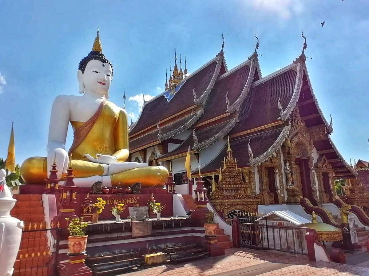 Wat Rajamontean dans notre article Visiter Chiang Mai en 10 incontournables : que voir et que faire à Chiang Mai en Thaïlande #ChiangMai #Thaïlande #AsieduSudEst #NordThailande #VisiterChiangMai