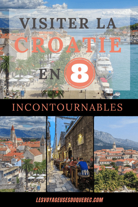 Que voir et que faire en Croatie en 8 incontournables à visiter #Croatie #Europe #ActivitésCroatie #VisiterCroatie #Voyage