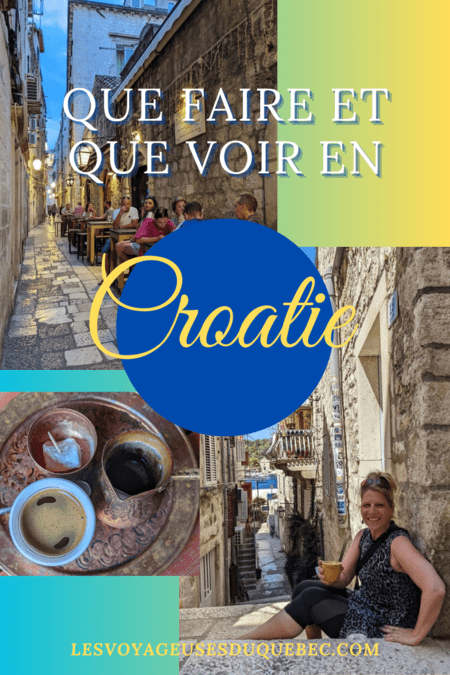 Que voir et que faire en Croatie en 8 incontournables à visiter #Croatie #Europe #ActivitésCroatie #VisiterCroatie #Voyage