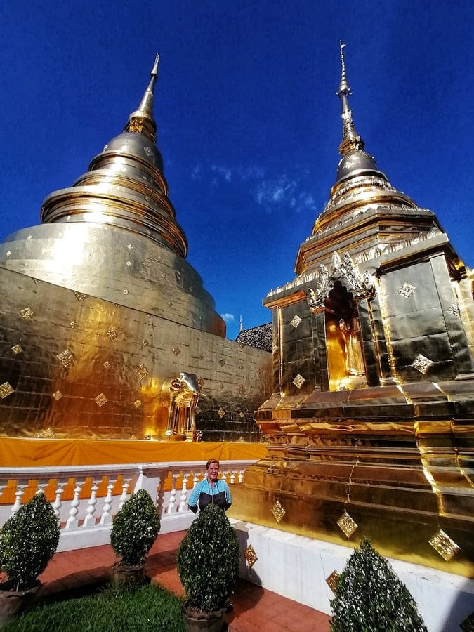 Wat Phra Singh Stupa dans notre article Visiter Chiang Mai en 10 incontournables : que voir et que faire à Chiang Mai en Thaïlande #ChiangMai #Thaïlande #AsieduSudEst #NordThailande #VisiterChiangMai