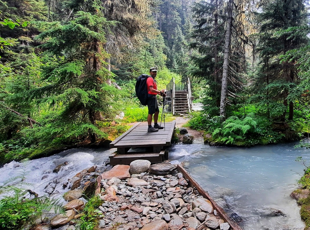 Pont Sentier Asulkan dans notre article Parc national de Kootenay et Parc national des Glaciers en Colombie-Britannique : 6 randonnées à tester #ColombieBritannique #ParcdesGlaciers #Kootenay #Randonnée #Canada 