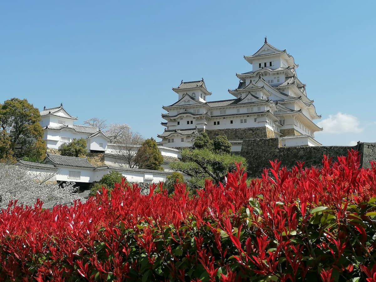 Château Himeji dans notre article Visiter le Sud du Japon : itinéraire à travers 7 villes incontournables au sud de Kobe #SudJapon #Japon #Asie #Voyage #ItinéraireJapon 