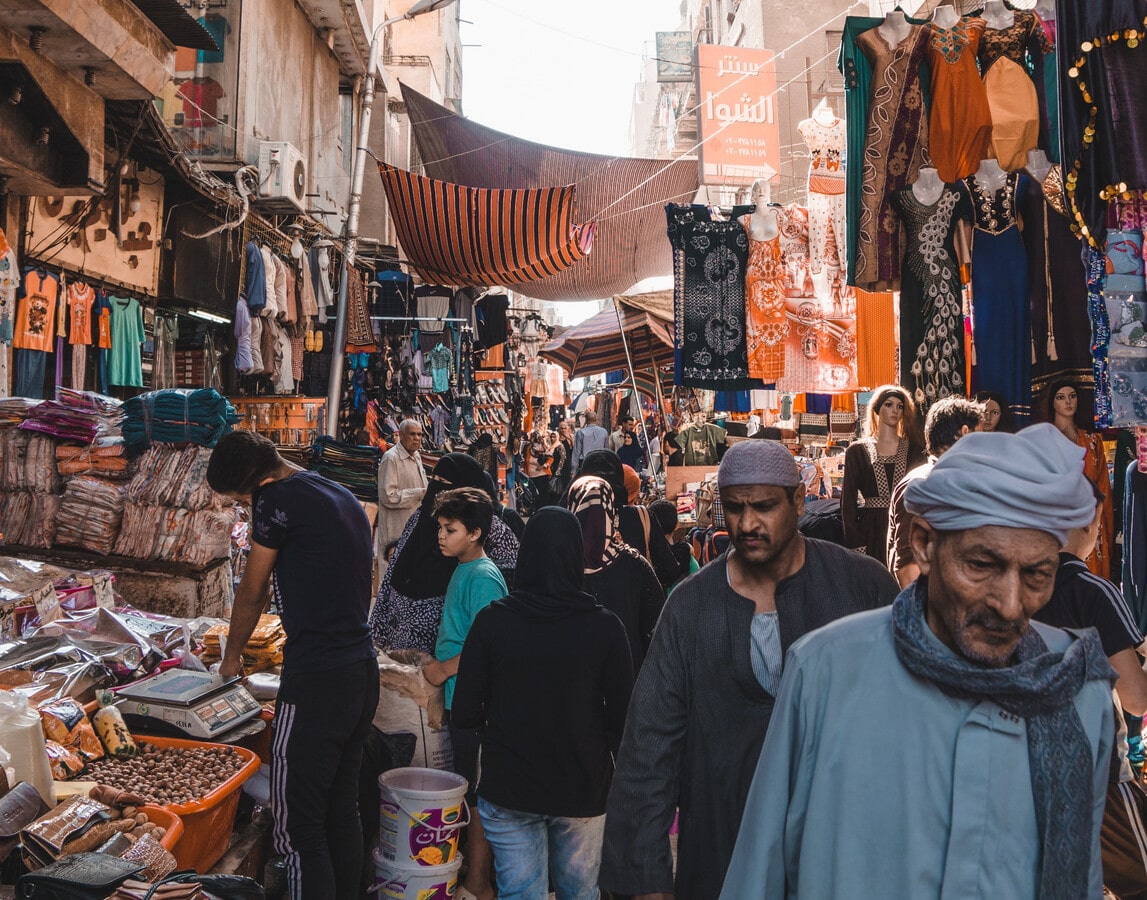 Bazar du Caire en Égypte dans notre article Que faire en Égypte et que voir : visiter l’Égypte en 10 incontournables #Égypte #AfriqueDuNord #IncontournableEgypte #LeCaire 