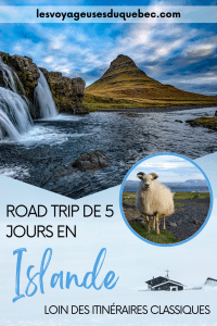 promotion pinterest d'un roadtrip en Islande dans notre article 5 jours en Islande : Road trip en dehors des itinéraires classiques #islande #roadtrip #europe