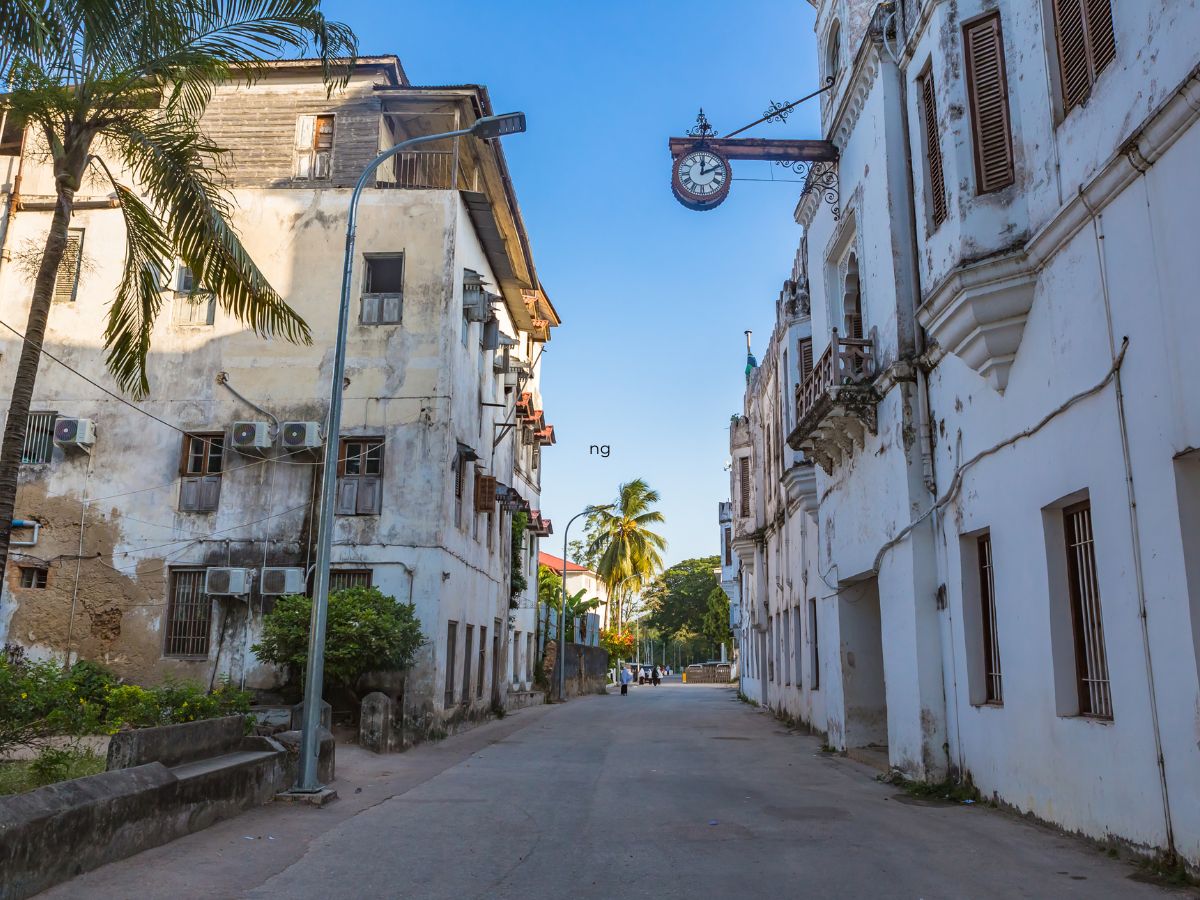 Marcher dans les rues de Stone Town, à Zanzibar, dans notre Voyage en Tanzanie organisé en petit groupe de femmes #Tanzanie #safari #voyageentrefemmes #voyage #voyagedegroupe #voyageorganise