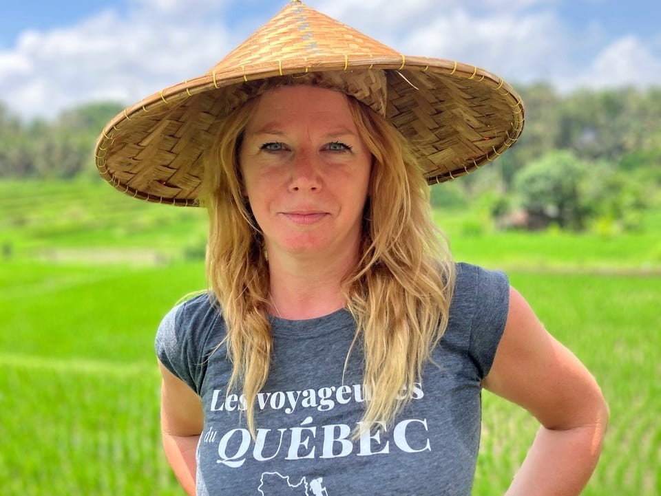 Marie-Eve Blanchard accompagnatrice voyage à l'agence de voyage Les voyageuses du Québec #lvdq