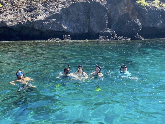 Snorkeling à la Paz en Baja California au Mexique dans notre voyage de groupe entre femmes voyageuses du Québec à la Paz au Mexique en Basse-Californie #bajacalifornia #lapaz #mexique #bassecalifornie #voyageorganise #voyageentrefemmes